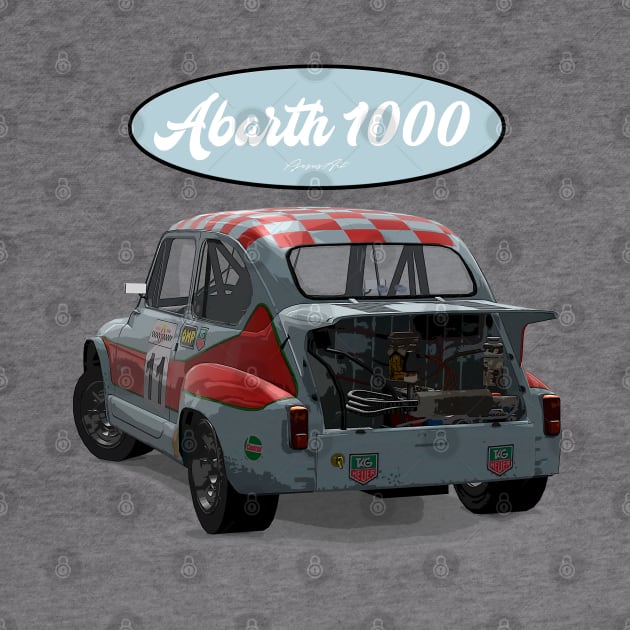 ABARTH 1000 11 Back by PjesusArt